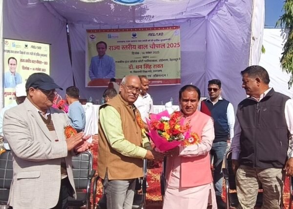 शिक्षा मंत्री धन सिंह रावत ने बच्चों की प्रतिभा की करी सराहना ,उनके उज्ज्वल भविष्य के लिए दिए प्रेरक संदेश