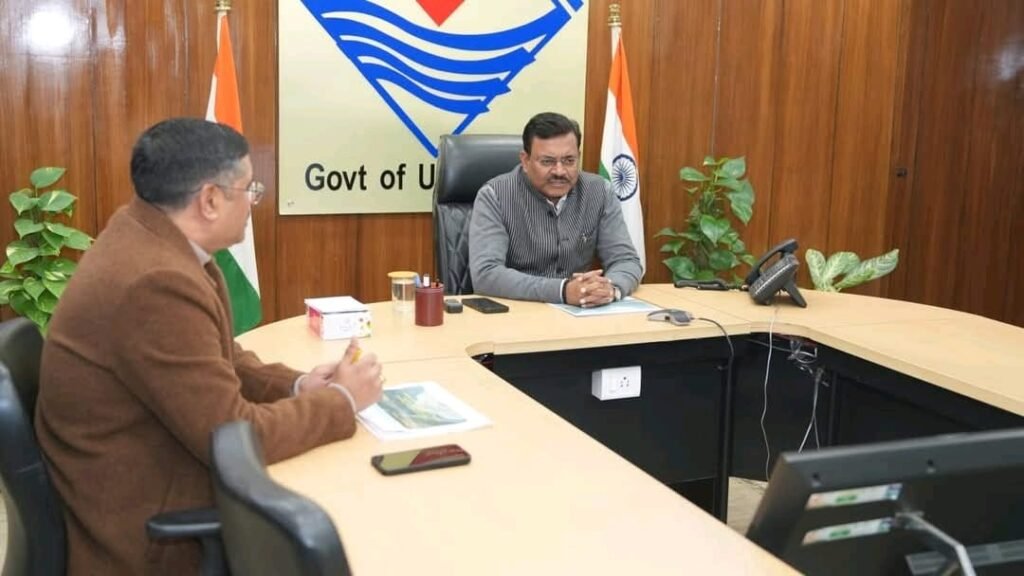 जमरानी-सौंग बांध परियोजना के प्रत्येक चरण काम तय समय पर पूरा करें : मुख्य सचिव आनन्द बर्द्धन 