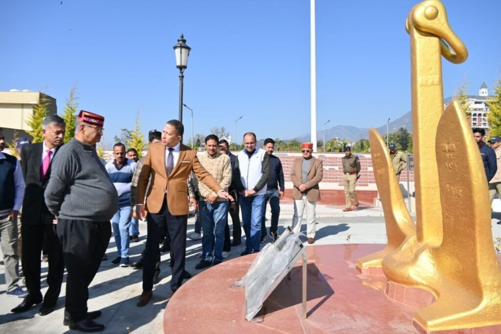 सैनिक कल्याण मंत्री गणेश जोशी ने निर्माणाधीन सैन्यधाम का किया स्थलीय निरीक्षण