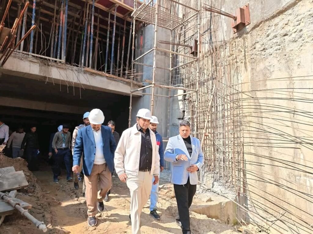 एमडीडीए की तीन महत्वपूर्ण परियोजनाओं का आवास सचिव डॉ. आर. राजेश कुमार ने किया स्थलीय निरीक्षण