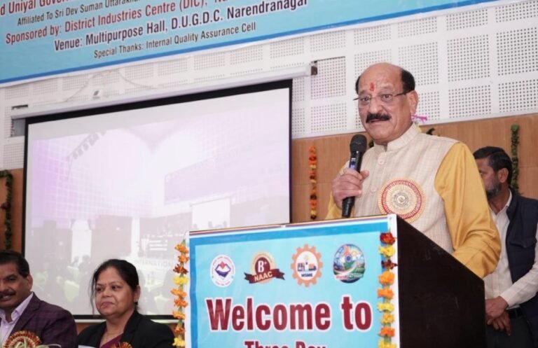 शिक्षा, नवाचार और युवा सहभागिता से साकार होगा विकसित भारत-  कैबिनेट मंत्री सुबोध उनियाल