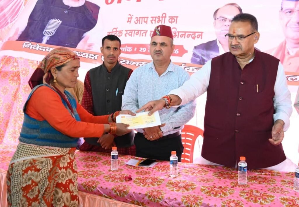 आपदा प्रभावित 74 उद्यमी परिवारों को ₹93 लाख से अधिक की सहायता