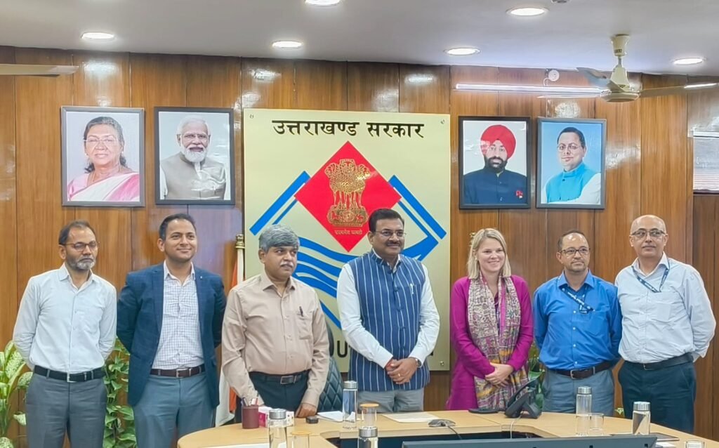 मुख्स सचिव आनन्द बर्द्धन से यूएनडीपी डिप्टी रेजिडेंट रिप्रेजेंटेटिव ईजाबेल ने की शिष्टाचार भेंट