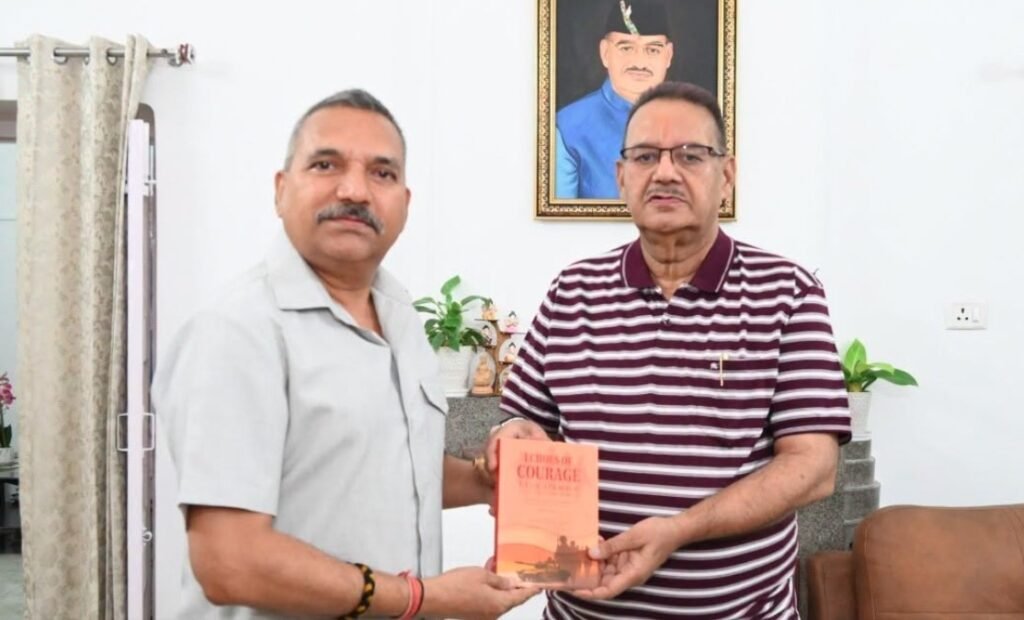 लेफ्टिनेंट जनरल (सेवानिवृत्त) अजय कुमार सिंह ने कैबिनेट मंत्री गणेश जोशी से की शिष्टाचार भेंट