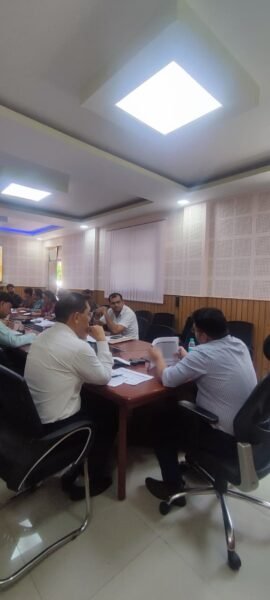 जिलाधिकारी विशाल मिश्रा ने जिला जल एवं स्वच्छता समिति की ली बैठक